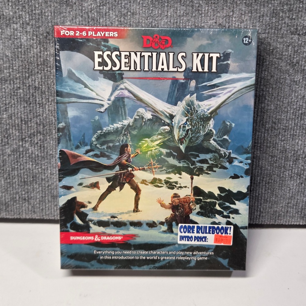 Dungeons & Dragons Essentials Kit D&D Boxed Set Factory Sealed 2019 Wizards